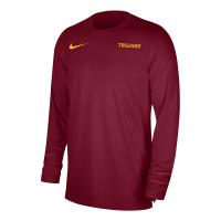 USC Trojans Men's Nike Cardinal Dri-FIT Coach UV Long Sleeve Top